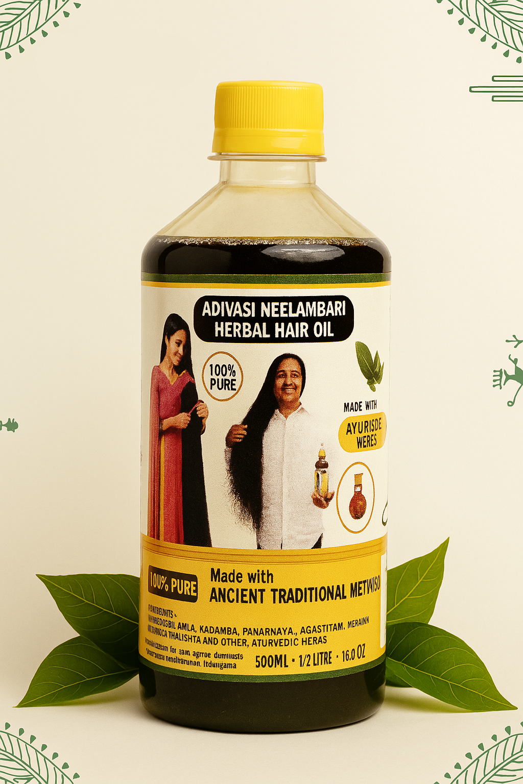 HAKKI PIKKI ADIVASI HERBAL HAIR OIL ✅