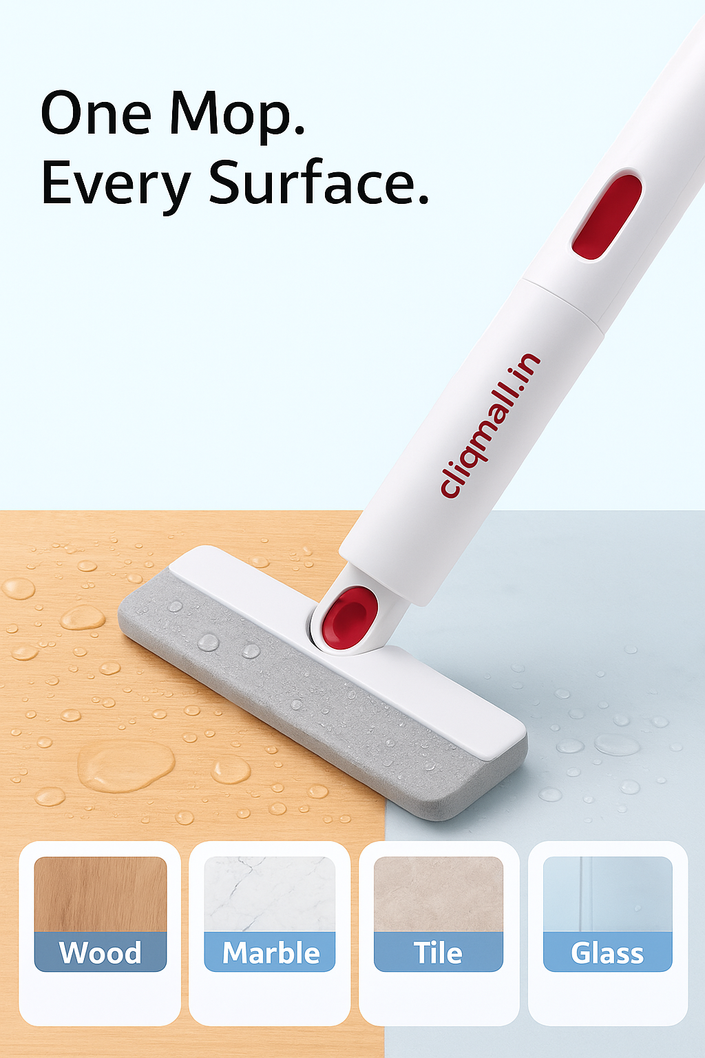 CLIQMOP -  ULTRA-ABSORB FOLDABLE MOP