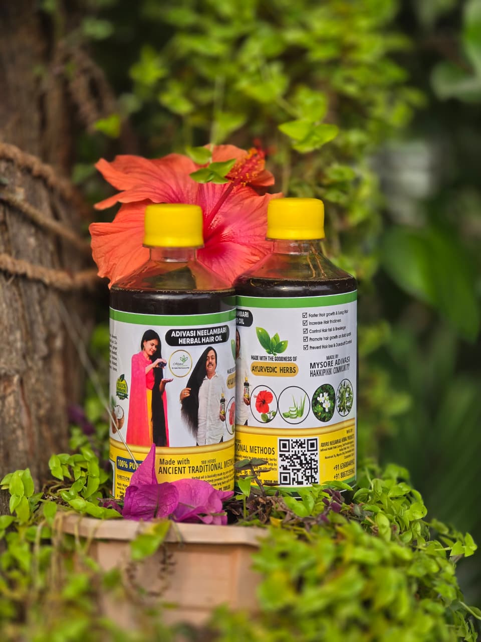 HAKKI PIKKI ADIVASI HERBAL HAIR OIL ✅