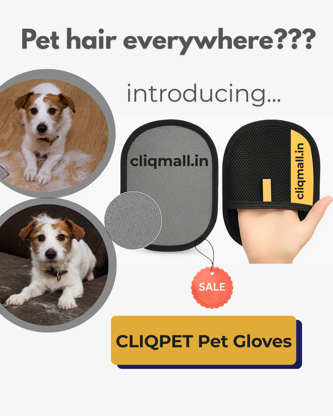 CLIQPET 🐾 PET GLOVES