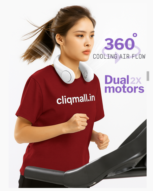 CLIQMALL Portable Neck Fan
