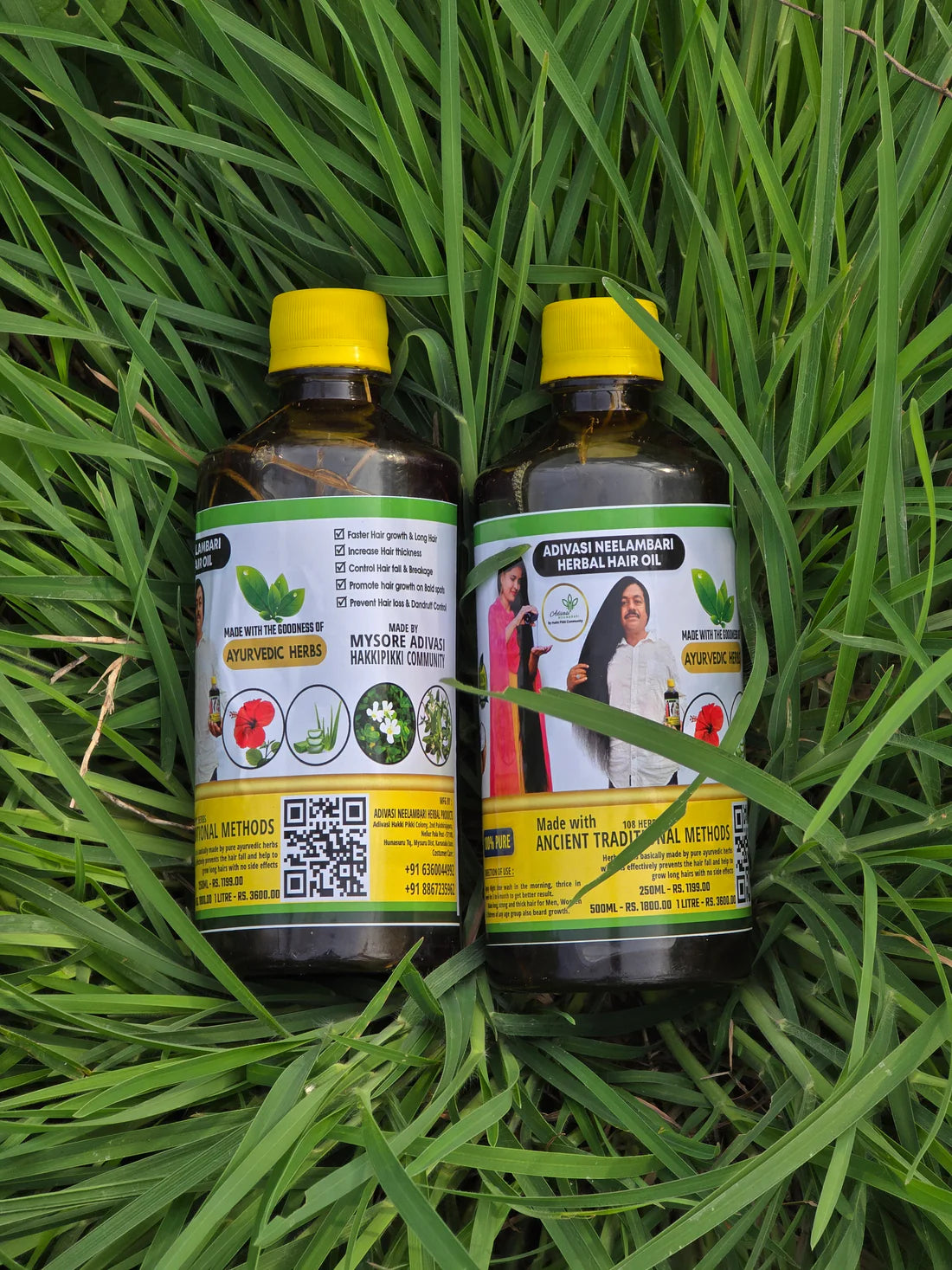 HAKKI PIKKI ADIVASI HERBAL HAIR OIL ✅